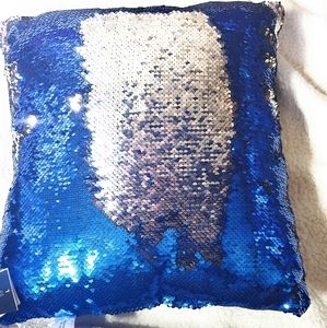 mermaid sequin pillow